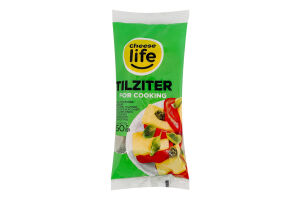 Продукт білково-жировий Cheese Life Tilziter 0,15кг брусок флоу-пак