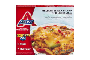Atkins Mexican-Style Chicken And Vegetables