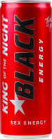 Напій енергетичний Black Energy Sex газ з/б