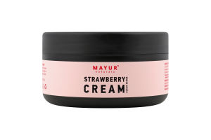 Скраб д/тіла цукровий Полуниця з вершками натуральний 250мл Маюр