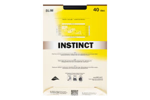 Колготки жіночі Instinct Slim 40den 2 nero