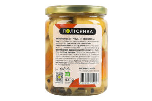 Грибы маринованные Белые Полісянка с/б 360г