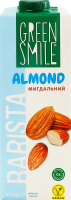 Напій рисово-мигдальний ультрапастеризований збагачений кальцієм Barista Green Smile т/п 1л