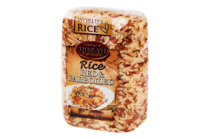 Суміш рису червоного і парбоілд World`s Rice м/у 500г