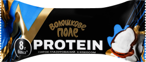Сырок глазированный 18% сладкий с кокосом Protein Волошкове поле м/у 36г