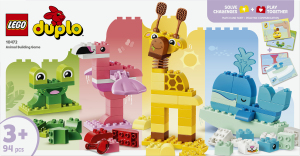 Конструктор для детей от 3лет №10472 Animal building game Duplo Lego 94эл