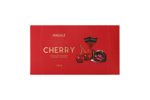 Конфеты шоколадные с вишней в алкоголе Cherry Pergale к/у 170г