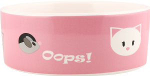 Миска д/котів Мімі 300мл кераміка 12см Тріксі