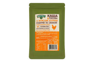 Каша рисова з м'ясом курки стерилізована Верес д/п 350г