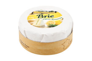 Сир м'який Brie Rosemary лимонний 30% 135г Milleret