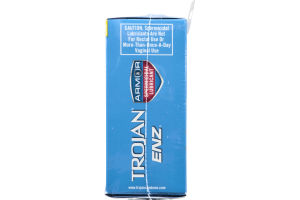 Trojan ENZ Armor Spermicidal Lubricant Premium Latex Condoms - 36 CT
