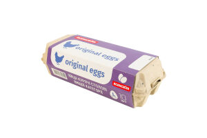 Яйца куриные столовые L C0 Original eggs Ясенсвіт к/у 10шт