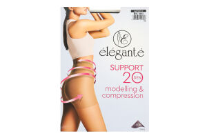 Колготки жіночі Elegante Support Modelling&Compression 20den 4 nero