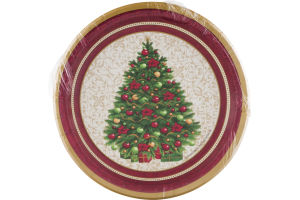 Smart Living Holiday Tree Trimming Plate Small - 8 CT