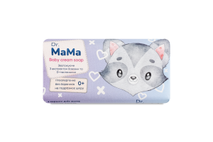 Мило дитяче з екстрактом бавовни та Д-пантенолом 90г Др.МаМа