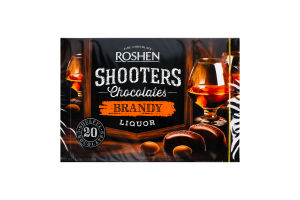 Конфеты шоколадные Brandy-liquor Shooters Roshen к/у 150г