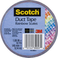 Scotch Duct Tape Rainbow Scales