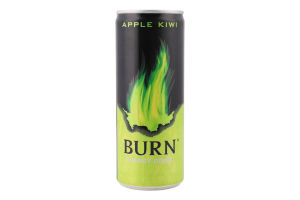 Напій енергетичний безалкогольний сильногазований Apple-kiwi Burn з/б 250мл