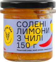 Лимони солені з чилі Brave Bee с/б 150г