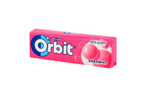 Гумка жувальна без цукру з підсолоджувачами Баблмінт Orbit м/у 14г