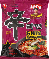 Локшина швидкого приготування Том Ям Shin ramyun Nongshim м/у 123г
