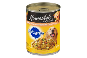 Pedigree Food For Dogs Homestyle Meals Hearty Chicken & Vegetable Flavor In Gravy