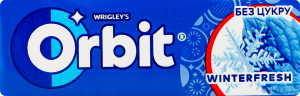 Резинка жевательная без сахара с подластителями Winterfresh Orbit м/у 14г