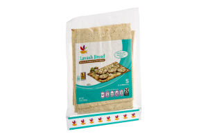 Ahold Lavash Bread Whole Wheat & Oat Bran - 5 CT