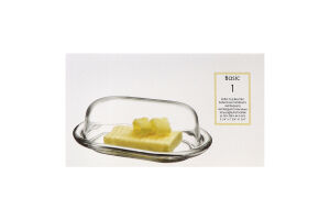 Маслянка с кришкой Basic Pasabahce 98402