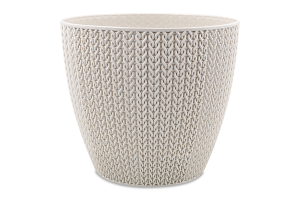Вазон д/квітів Сумела 2,5л сіро-білий/бежевий Серінова