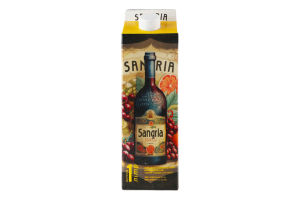 Напій винний 1л 6-6.9% білий напівсолодкий слабоалкогольний Sangria Salute т/п