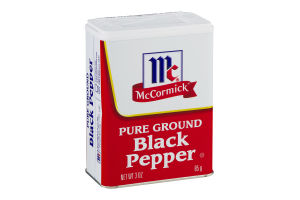 McCormick Pure Ground Black Pepper