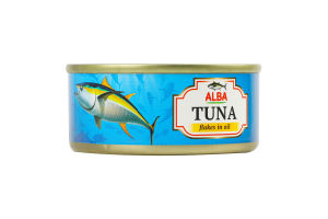 Тунець шматочками в олії 65г ж/б з ключем Alba Food