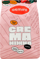 Кава натуральна смажена в зернах Crema ніжна Gemini 1с м/у 500г