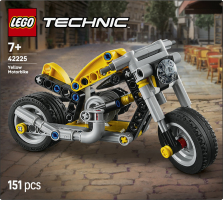 Конструктор для дітей від 7років №42225 Yellow motorbike Technic Lego 151ел