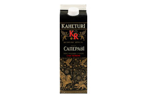 Вино 1л 9.3% красное сухое плодовое столовое Саперави Kaheturi п/п