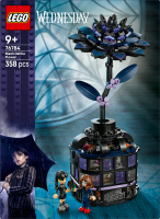 Конструктор для детей от 9лет №76784 Black dahlia flower Wednesday Lego 358эл