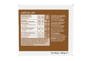 Напиток кофейный растворимый Cafe Au Lait Dolche Gusto Nescafe к/у 16х10г