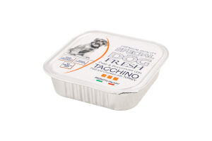 Корм консервированный полнорационный для взрослых собак в паштете из мяса индейки Fresh Special Dog Monge лоток 150г