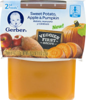 Gerber 2nd Foods Sweet Potato, Apple & Pumpkin - 2 CT