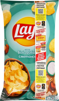 Чипси картопляні Білі гриби зі сметаною Lay's м/у 120г