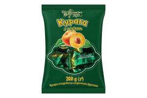Цукерки Українська Зірка 200 г Курага з горіхом