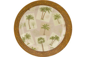 Smart Living Palm Dessert Plate
