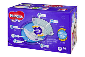Huggies Little Movers Stage 4 22-37 lb - 74 CT