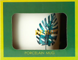 Чашка Листя 380мл кераміка