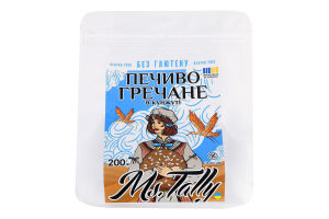 Печенье гречневое в кунжуте Ms.Tally м/у 200г