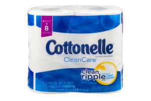 Cottonelle Toliet Paper Clean Care Clean Ripple - 4 PK