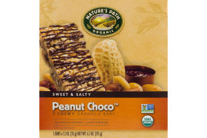 Nature's Path Organic Peanut Choco Chewy Granola Bars - 5 CT