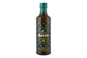 Масло оливковое первого прессования экстра класса Basso с/бут 500мл