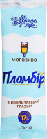 Морозиво Українська зірка 75 г Пломбір в конд. глазурі